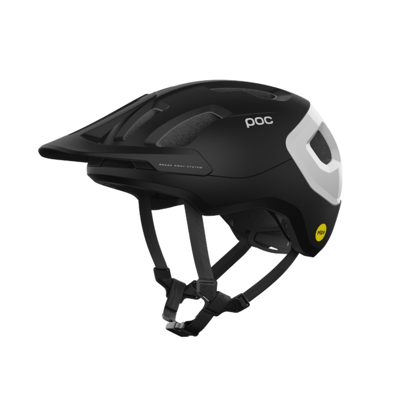 POC Axion Race MIPS Helmet Hydrogen White/Uranium Black Matt XS/48-52