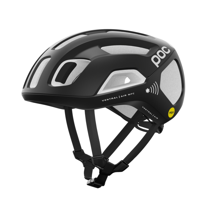 POC Ventral Air MIPS NFC Helmet Uranium Black/Hydrogen White Matt S/50-56cm