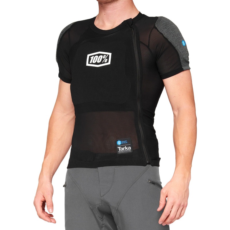 100% Tarka Short Sleeve Protection Top Black S
