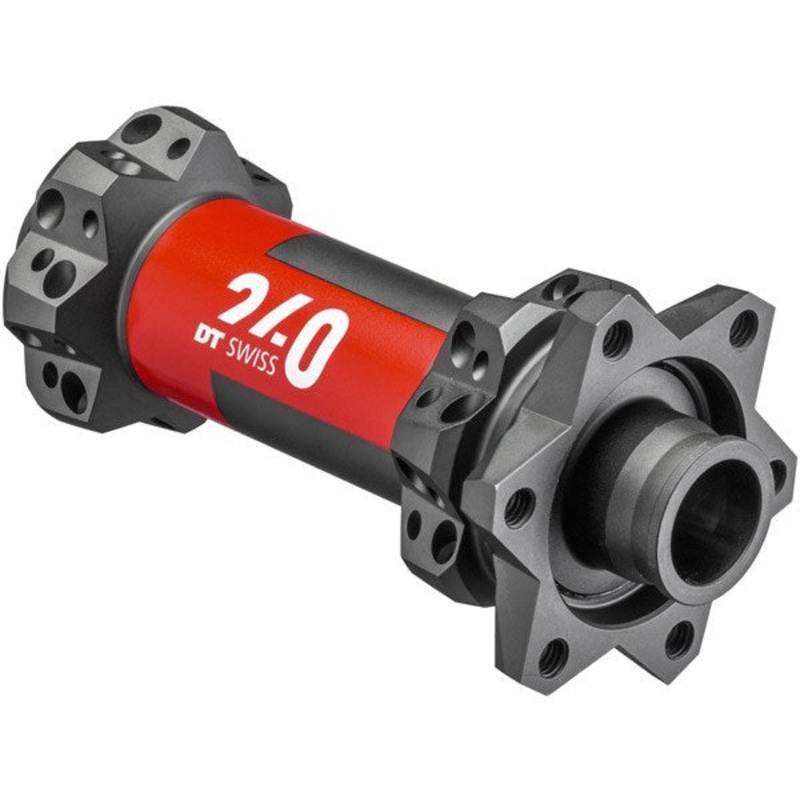 DT Swiss 240 EXP Straight Pull Front Disc Hub 6-Bolt Black 28 hole Boost 15 x 110mm Front