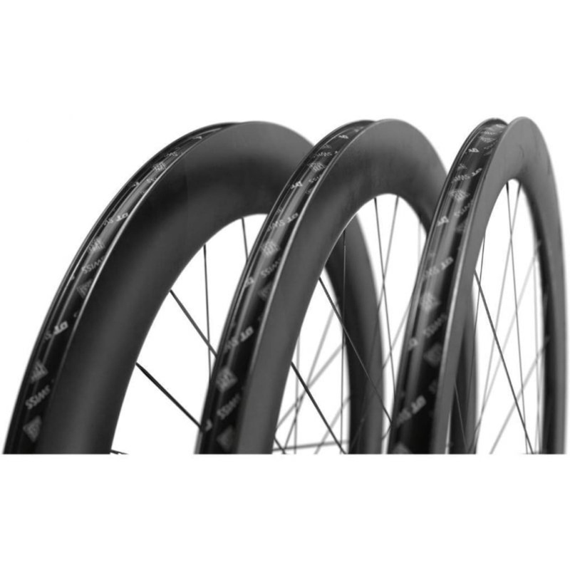 DT Swiss ARC 1100 DICUT Carbon Disc Brake Wheel Black Front - 50mm Carbon Clincher 12 x 100mm