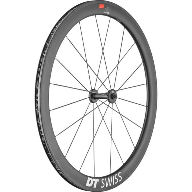 DT Swiss ARC 1100 DICUT Carbon Wheel Black Front - 48mm Carbon Clincher 100mm QR
