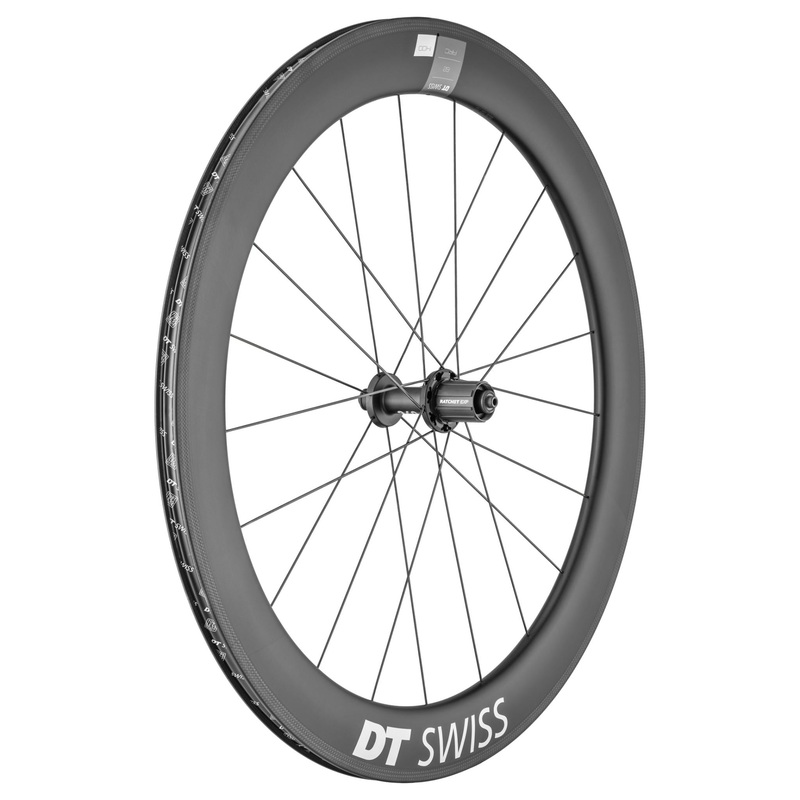 DT Swiss ARC 1400 DICUT Carbon Wheel Black Front - 48mm Carbon Clincher 100mm QR