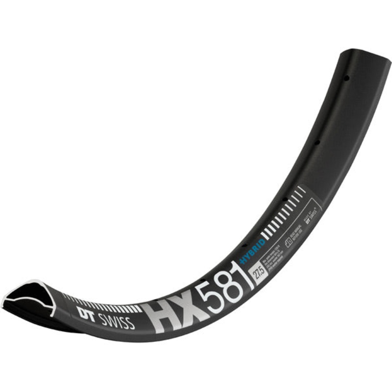 DT Swiss HX 581 Hybrid SBWT Disc Specific Rim Black 28 hole 27.5 inches