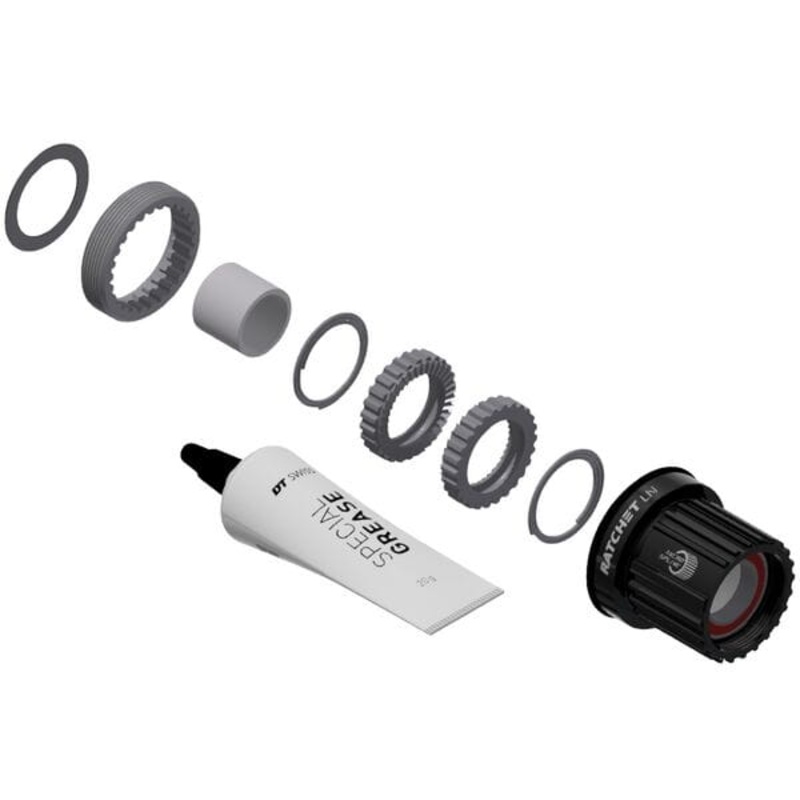 DT Swiss Ratchet LN Conversion Kit for 3-Pawl Hubs MTB 36-tooth Black (Alloy) Shimano Micro Spline