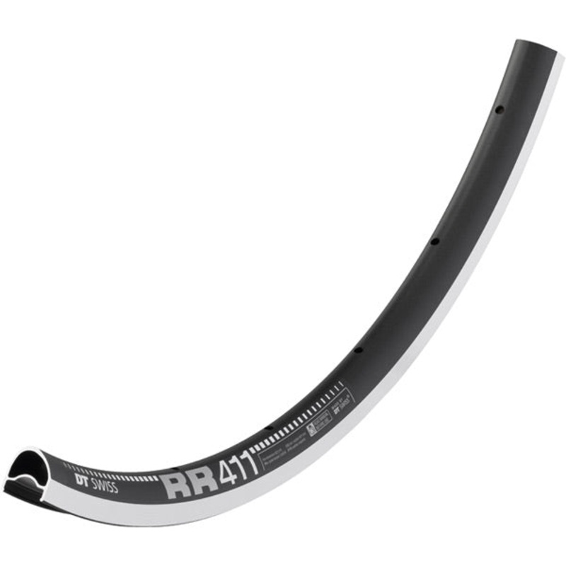 DT Swiss RR 411 Asymmetric SBWT Rim Black 24 hole 700c