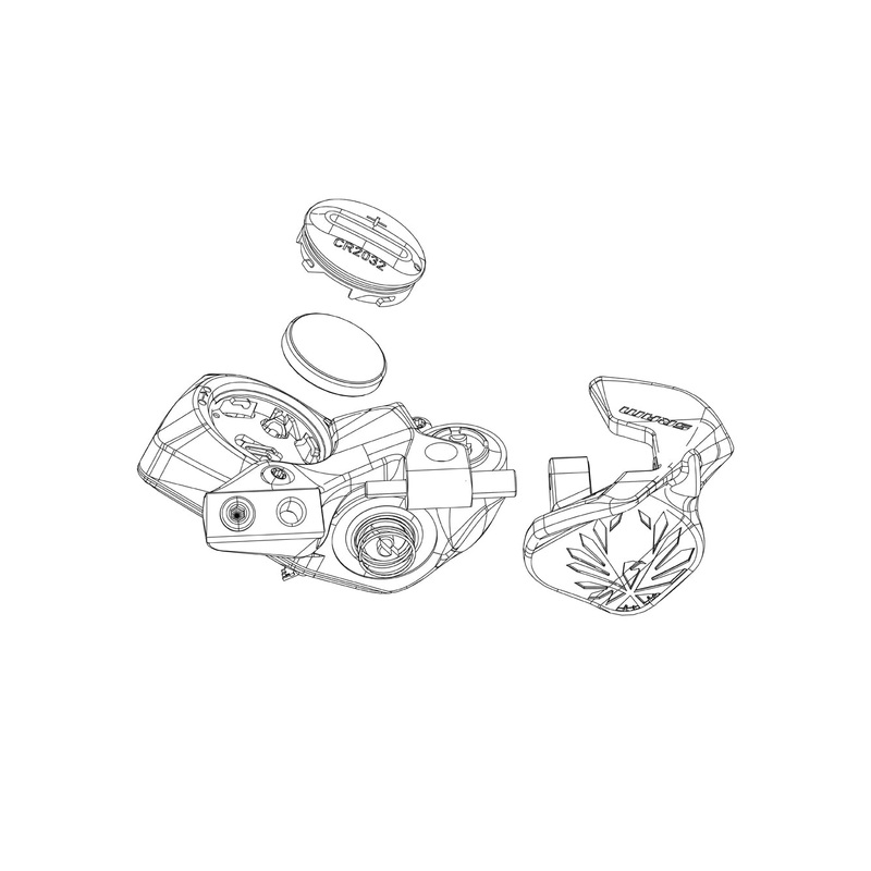 SRAM AXS Pod Bridge Clamp Right Black