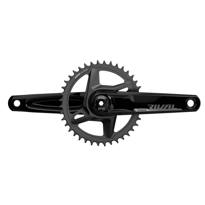 SRAM Rival AXS Crankset 1x D1 DUB Wide Black 165mm 40T