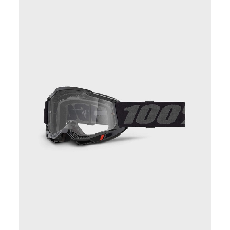100% Accuri 2 Goggles Black Clear Lens