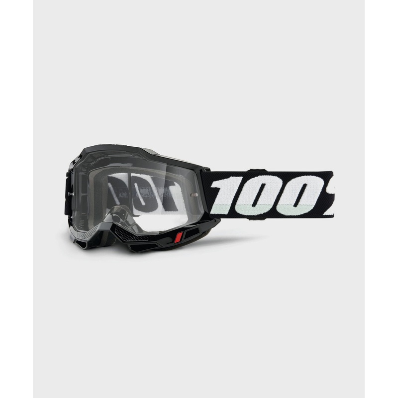 100% Accuri 2 Junior Goggles Black Clear Lens