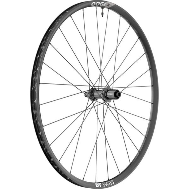 DT Swiss X 1900 Wheel Black 29 inch x 25mm rear 12 x 142mm - Shimano HG
