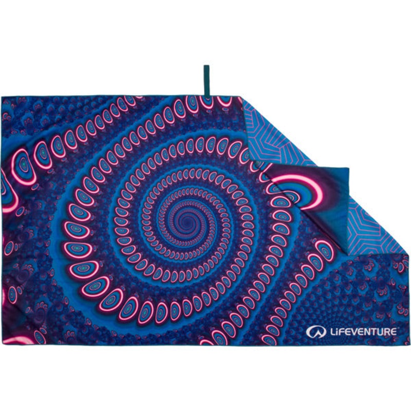 Lifeventure Recycled SoftFibre Trek Towel Blue / Pink One Size