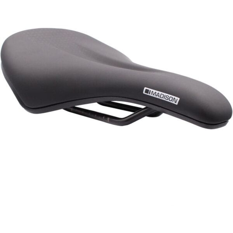 Madison Flux E Sweep Saddle Black 142mm x 251mm Standard Fit