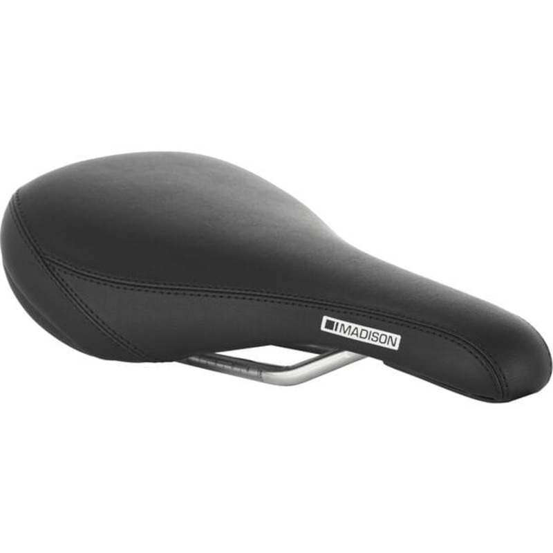 Madison Flux Junior Saddle Black 130mm x 240mm
