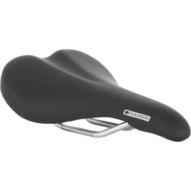 Madison Flux Switch Saddle Black 152mm x 250mm Short Fit