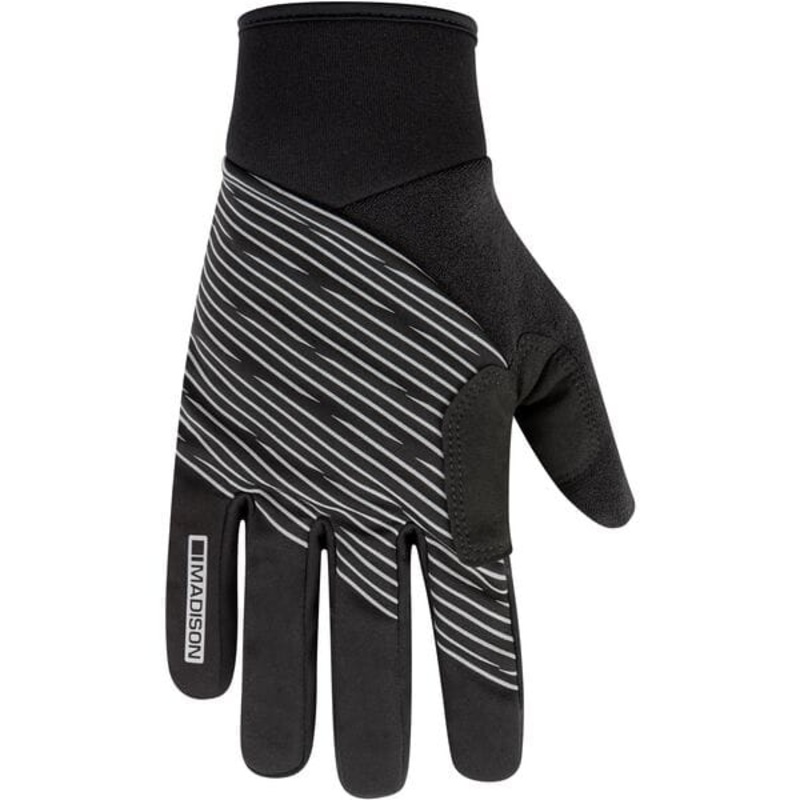 Madison Stellar Reflective Windproof Thermal Gloves Black Large