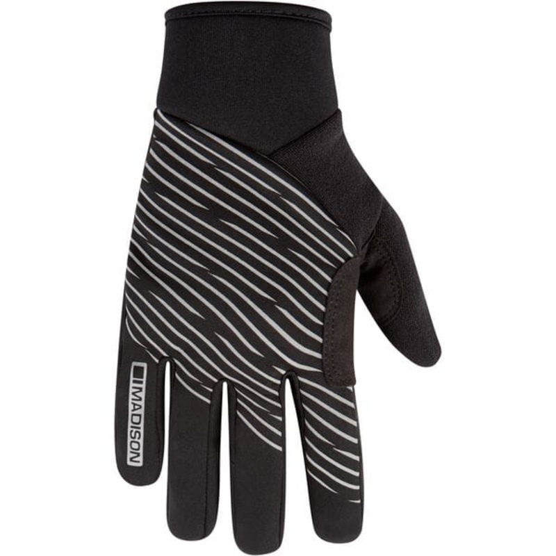 Madison Stellar Youth Reflective Windproof Thermal Gloves Black Age 5 - 6