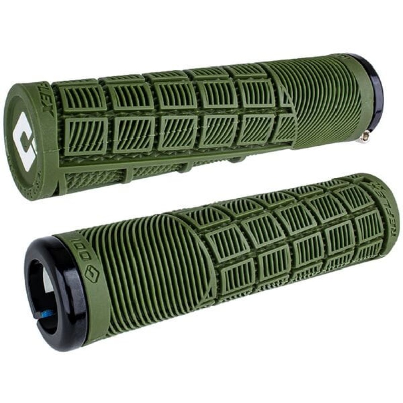 ODI Reflex XL MTB Lock On Grips Camo Green 135mm