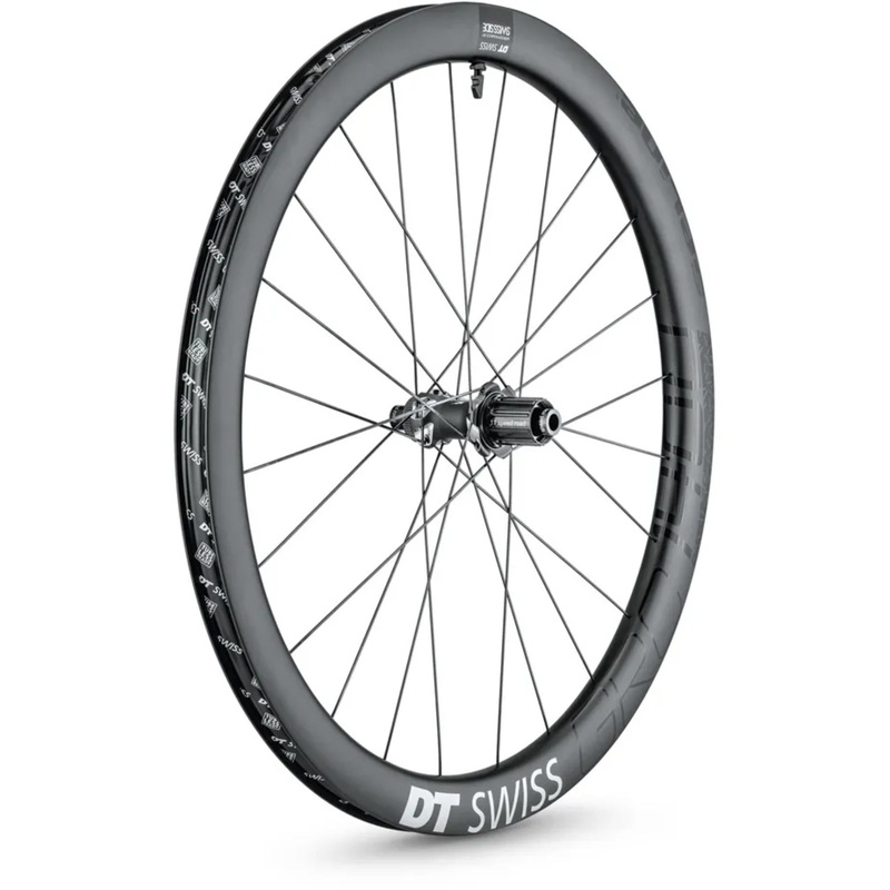 DT Swiss GRC 1400 SPLINE Carbon Disc Brake Gravel Wheels Black Front - 650b 12 x 100mm