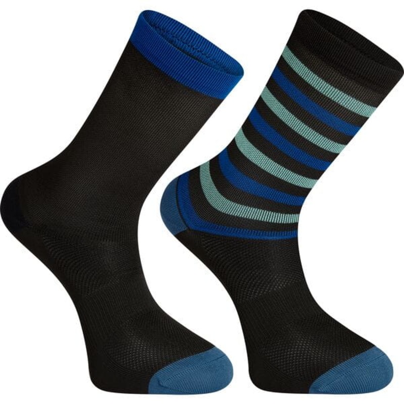 Madison Sportive Long Socks Twin Pack Black M