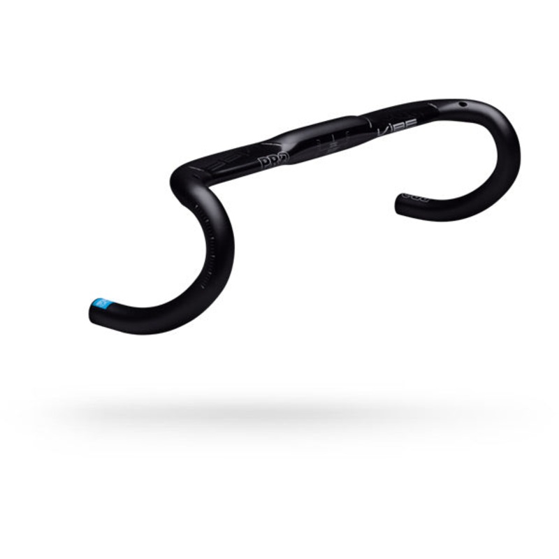 PRO VIBE Aero Handlebar Black 38 Wide 31.8 Clamp Compact Compact