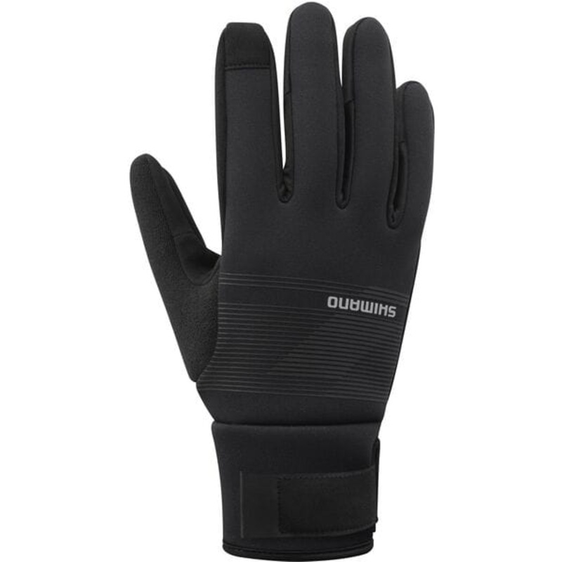 Shimano Clothing Unisex Windbreak Thermal Gloves Black Large