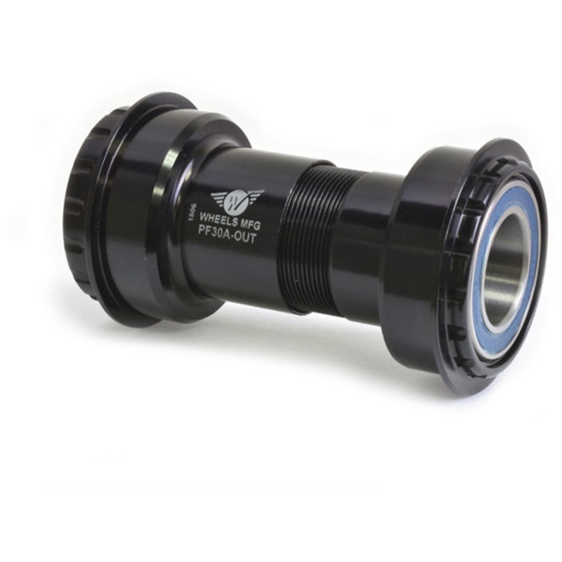 Wheels Manufacturing PF30A Outboard ABEC-3 Bearings Black 22/24mm