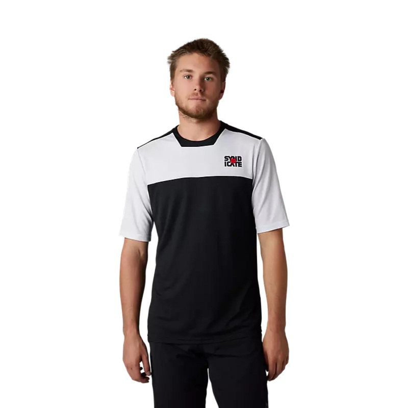 Fox Defend Syndicate Jersey White/Black S