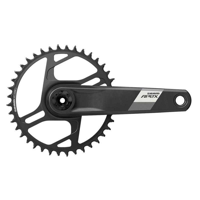 SRAM Apex 1x Crankset Wide D1 DUB Black 160mm