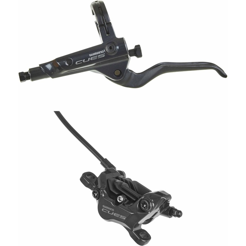 Shimano CUES BR-U8020/BL-U8000 4-Pot Disc Brake Black Rear Left