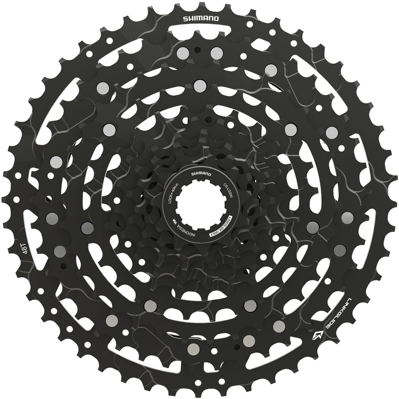 Shimano CUES CS-LG300-10 Link Glide 10-Speed Cassette Black 11 - 39 teeth