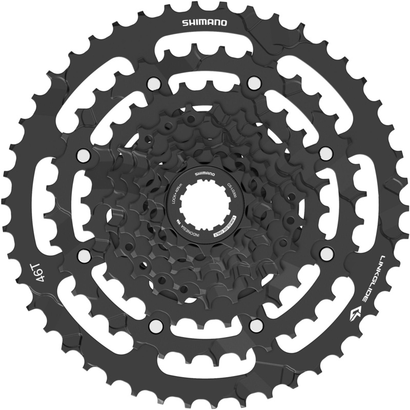 Shimano CUES CS-LG300-9 Link Glide 9-Speed Cassette Black 11 - 36 teeth