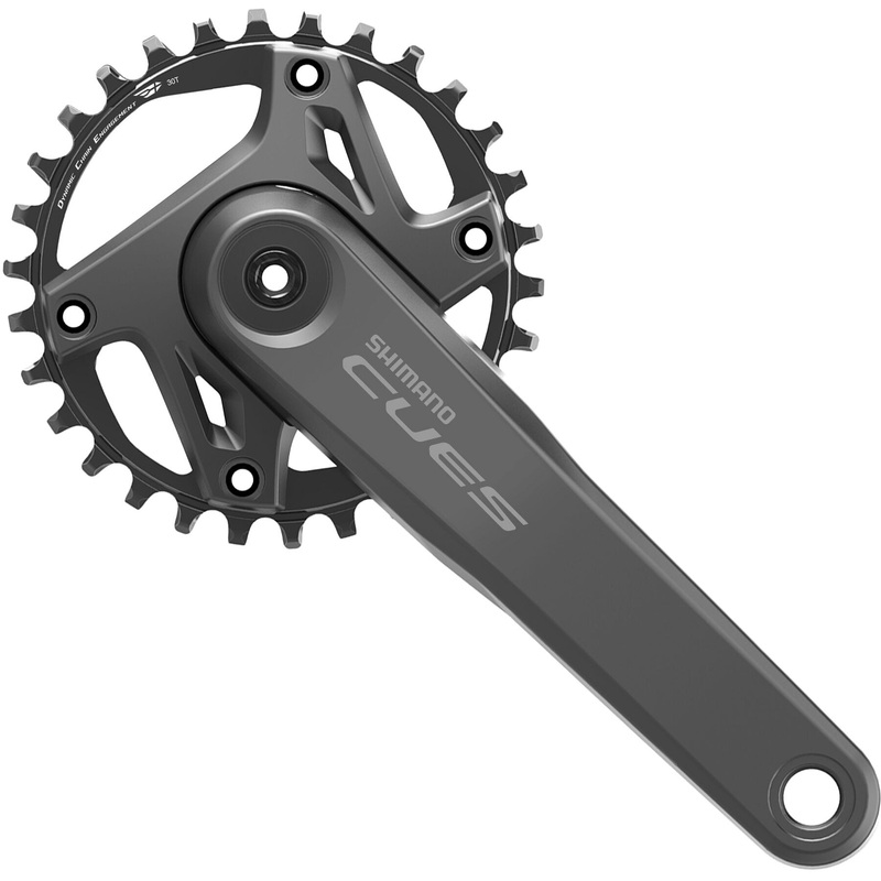 Shimano CUES FC-U6000 Single Chainset 9/10/11-Speed Black 30 teeth 170 mm