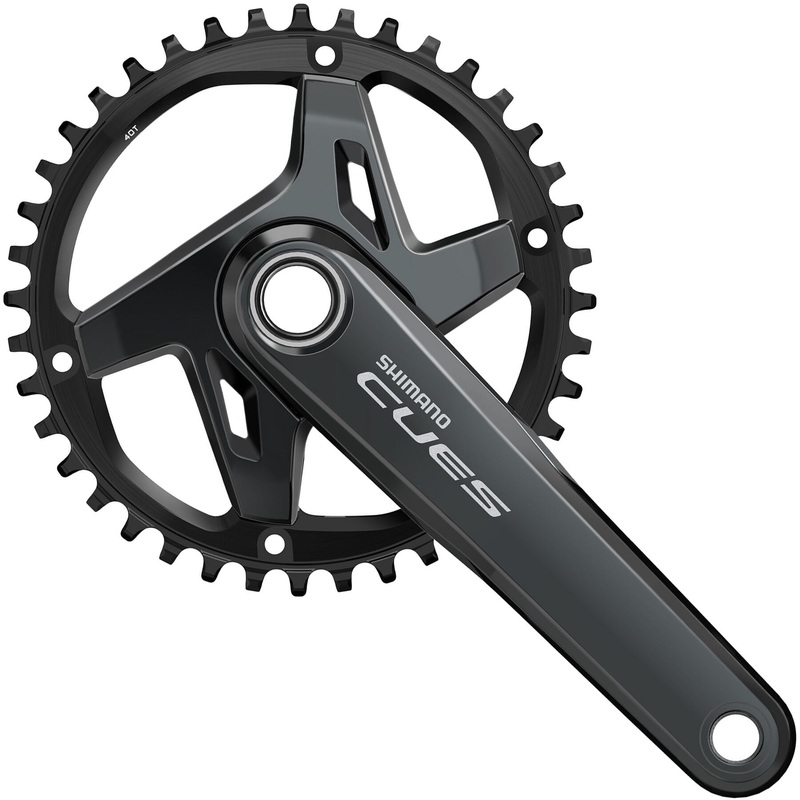 Shimano CUES FC-U8000 HollowTech II Single Chainset 9/10/11-Speed Black 40 teeth 170 mm