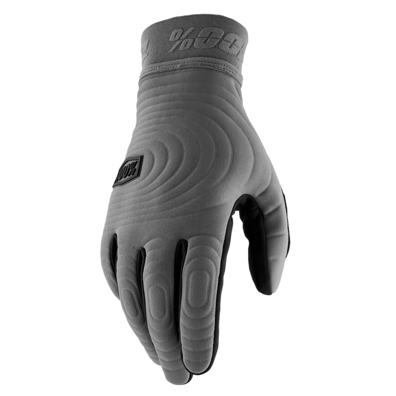 100% Brisker Xtreme Gloves Black/Fluo Yellow S