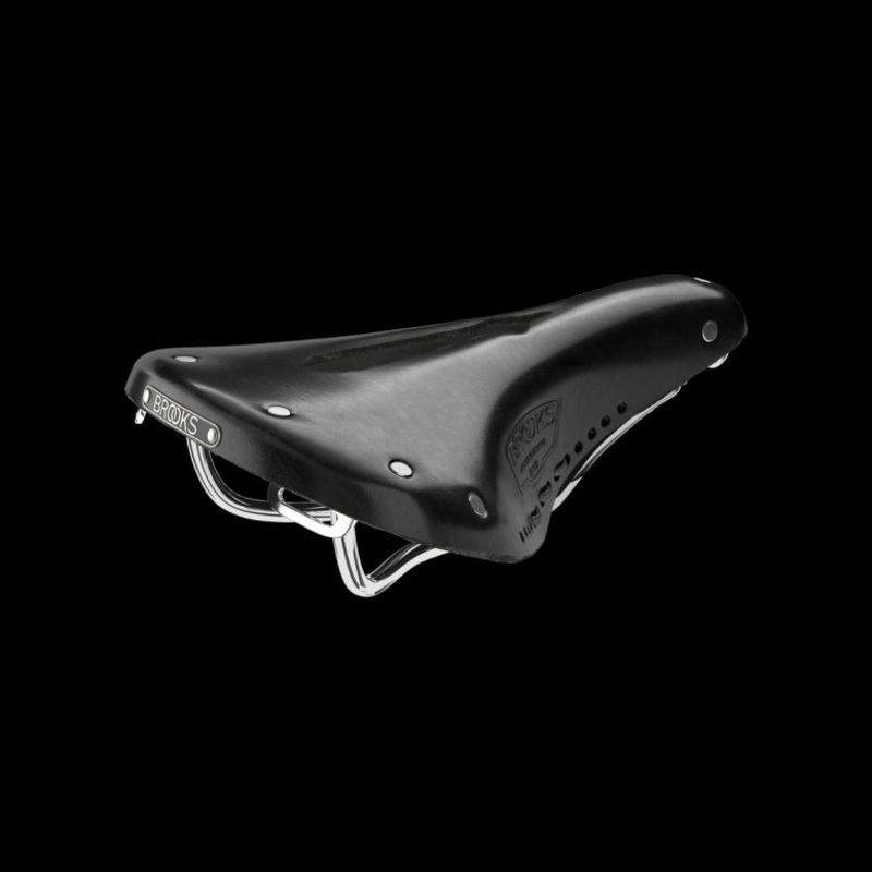 Brooks B17 Carved Short Ladies Saddle Black 176mm