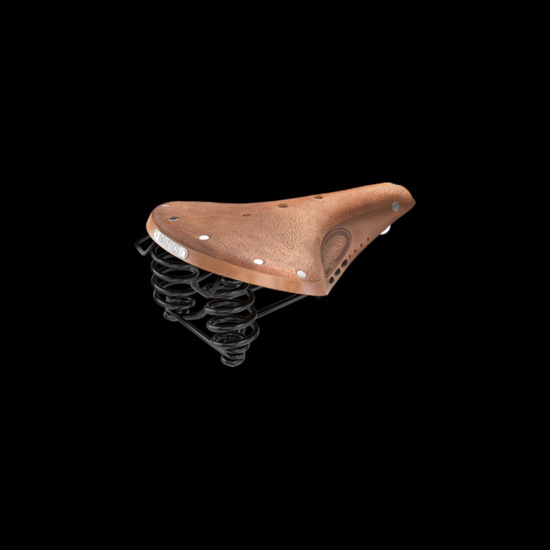 Brooks B67 Softened Short Saddle Tan