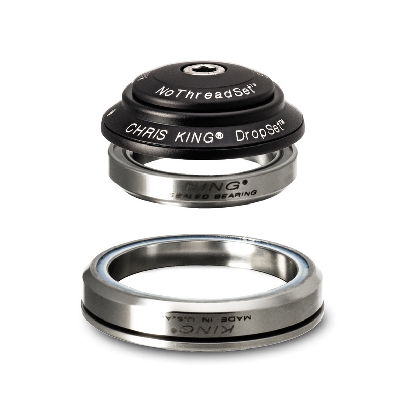 Chris King Dropset 4 42/42 Headset Black 1-1/8 Inch
