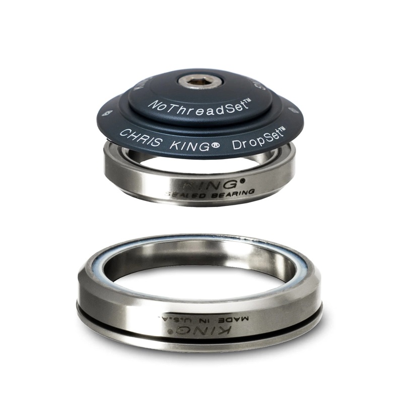 Chris King Dropset 5 42/52 Headset Black 1-1/8 Inch - 1-1/2 Inch