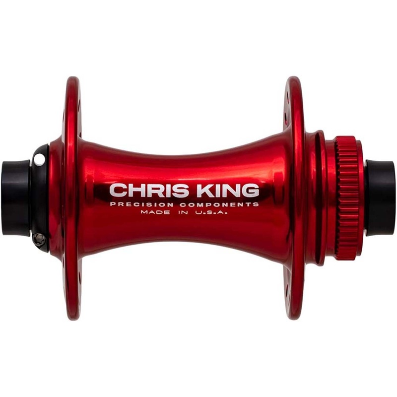 Chris King MTB Boost Centerlock Front Hub - 110x15mm Black 24H - Steel Bearings