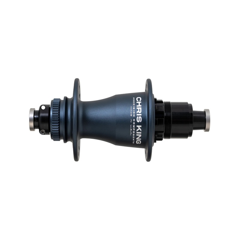 Chris King MTB Boost Centerlock Rear Hub - Shimano Microspline Black 24H - Steel Bearings Shimano Microspline