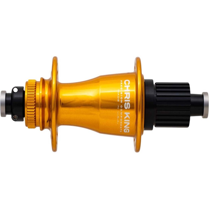 Chris King Road R45 Rear Hub - 130mm QR Black 28H - Steel Bearings Shimano HG