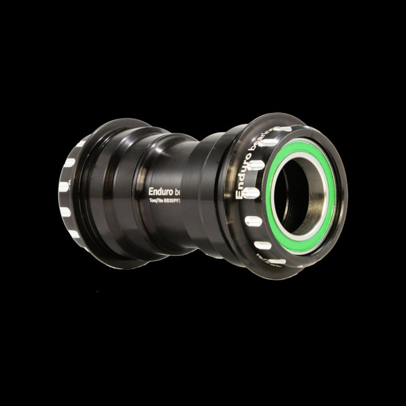 Enduro Bearings BB30 TorqTite Bottom Bracket 24mm Black 24mm 440C Stainless Steel