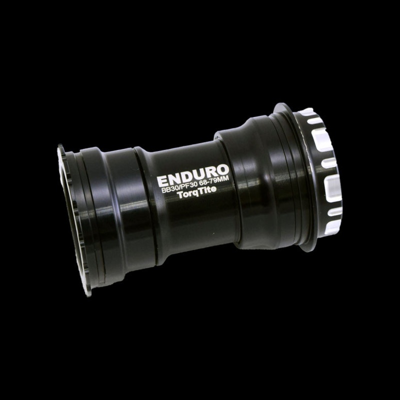 Enduro Bearings BBRIGHT TorqTite Stainless Steel Bottom Bracket 24mm Black 24mm 440C Stainless Steel