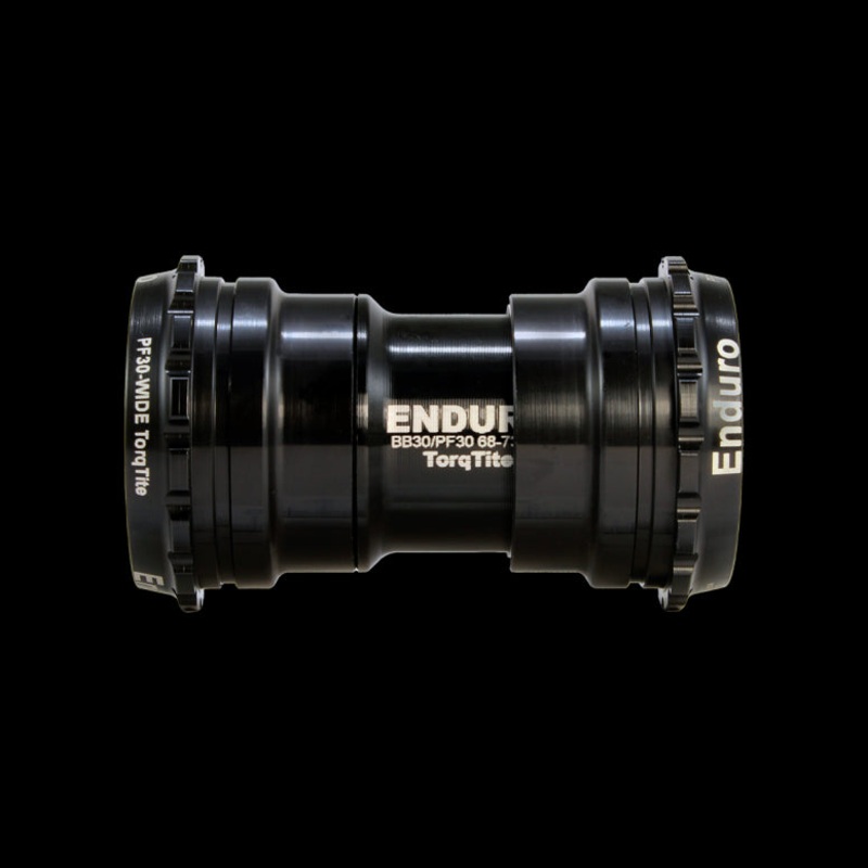 Enduro Bearings PF30 TorqTite Bottom Bracket 30mm Black 30mm 440C Stainless Steel