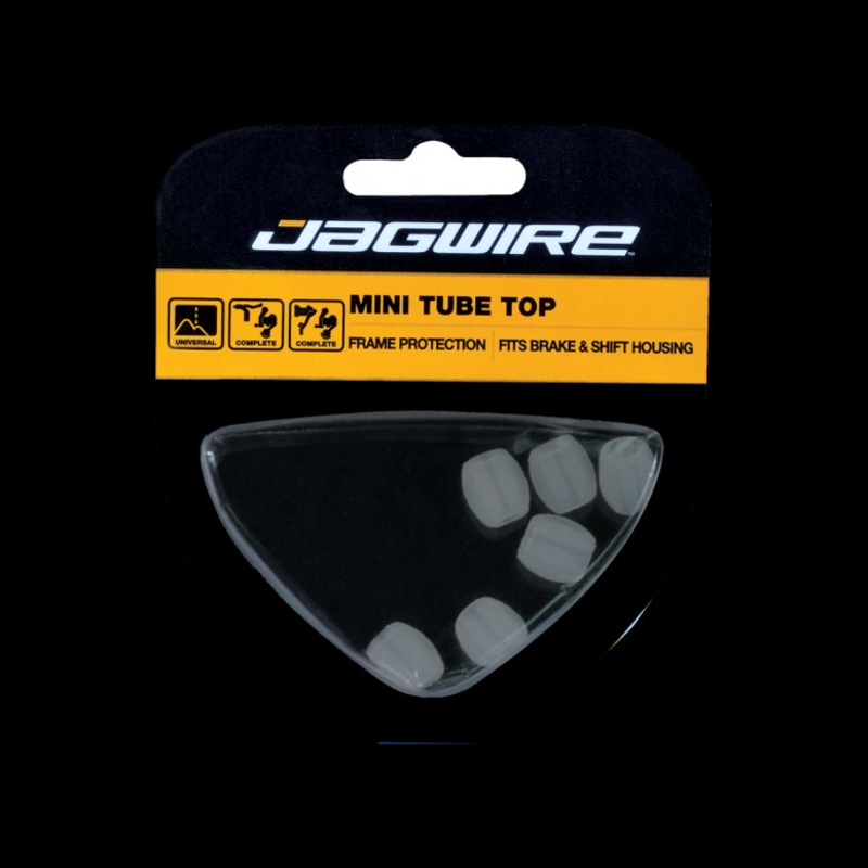 Jagwire Mini Tube Tops Clear 6 pack