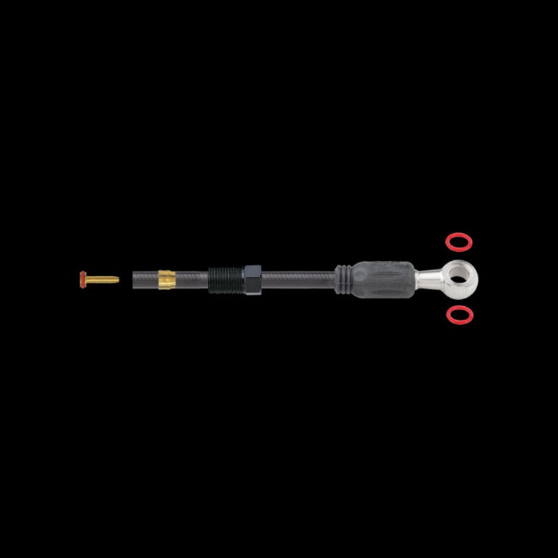 Jagwire Sport Mineral Hydraulic Hose Kit - Tektro Banjo Black
