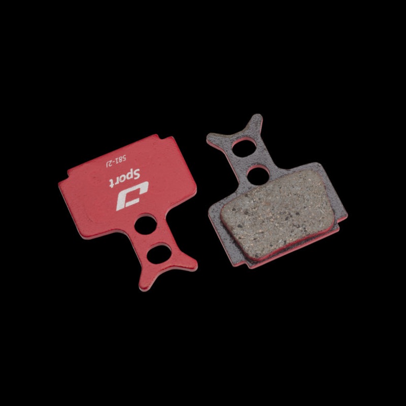 Jagwire Sport Semi-Metallic Disc Brake Pads - Formula Cura Red