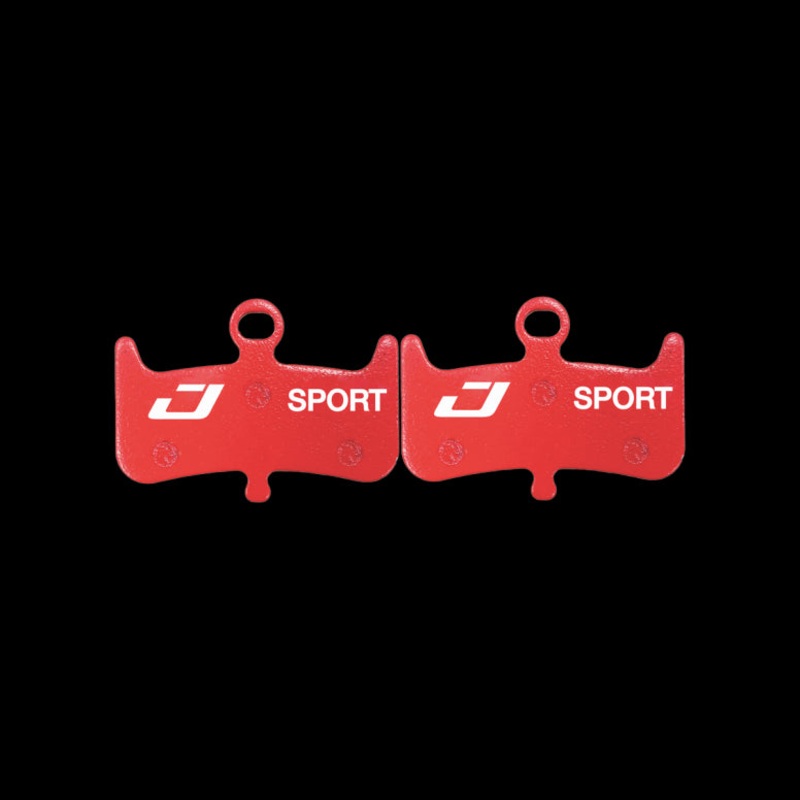 Jagwire Sport Semi-Metallic Disc Brake Pads - Hayes Dominion A4 Red