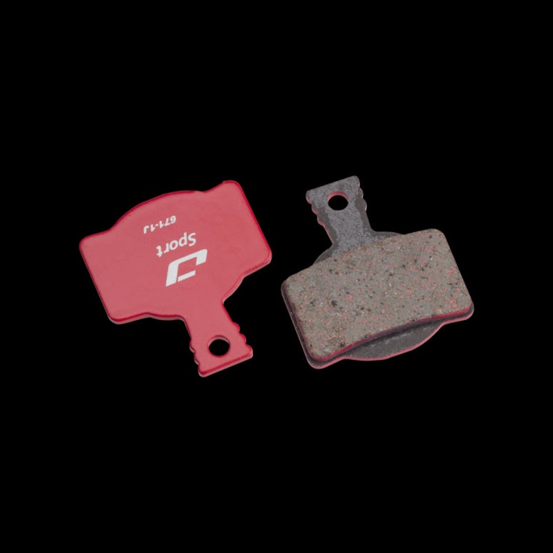 Jagwire Sport Semi-Metallic Disc Brake Pads - Magura MT8 Red